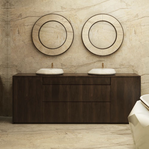 Wall-mounted mirror - CROWN - Maison Valentina - commercial / contemporary / round