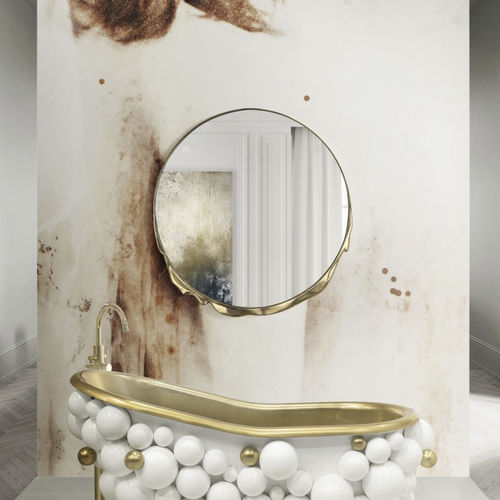Wall-mounted decorative panel - SNOW HANNA SURFACE - Maison Valentina - aluminum / printed