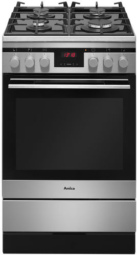 Gas range cooker - 500 LINE : 514GCE3.33ZPTSAQ(XXL) - Amica - electric / dual-fuel