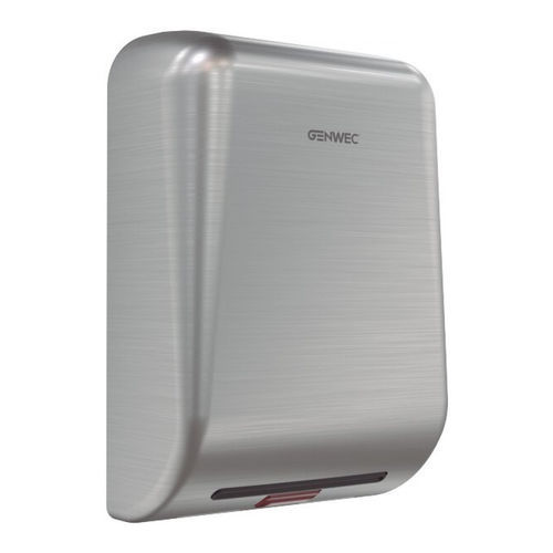 Brushed stainless steel hand dryer - GW01 21 04 01 - genwec
