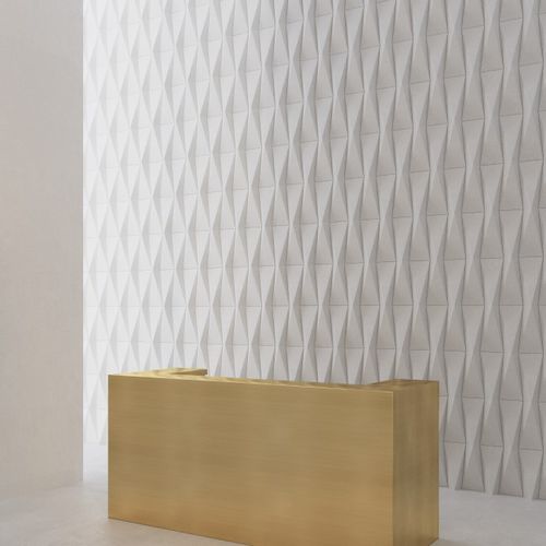 Interior wall-covering - ORIGAMI - Castelatto - exterior / concrete / embossed