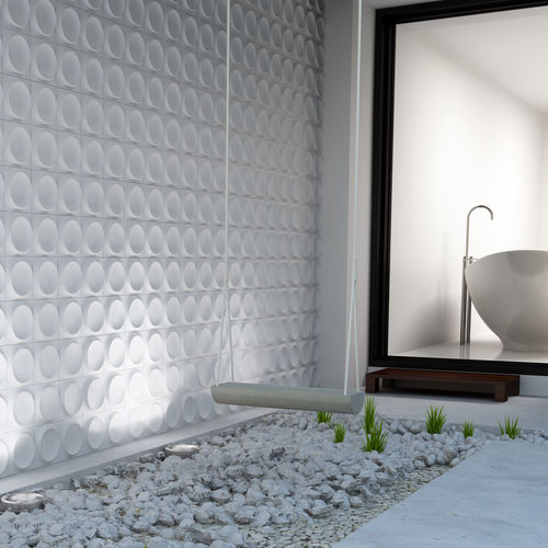Porcelain stoneware tile - MOON PORCELAIN - WOW Design EU - high-gloss / embossed / matte