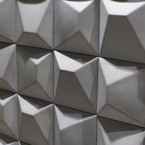 Concrete tile - NILO CONCRETE - WOW Design EU - embossed / indoor / wall