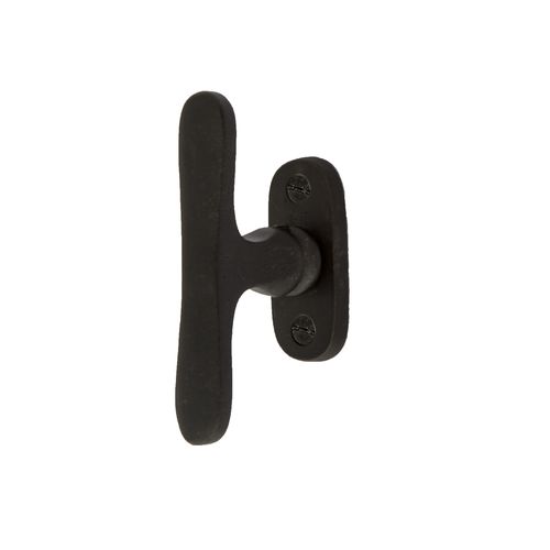 Traditional door knob - PHT”T+T”/ PBTC 1  - Dauby - aged iron / raw metal / white bronze