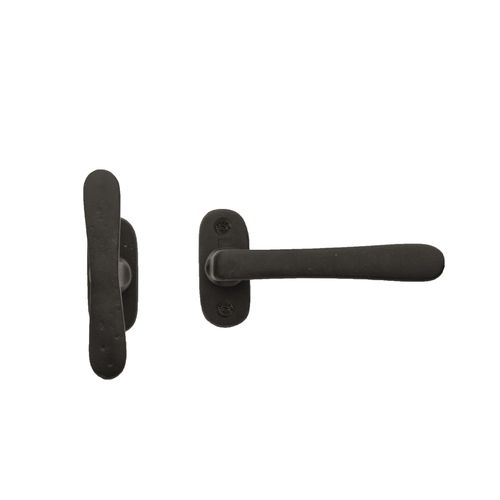 Door handle - PHTL”T+L”/ PBTC 1  - Dauby - aged iron / raw metal / white bronze