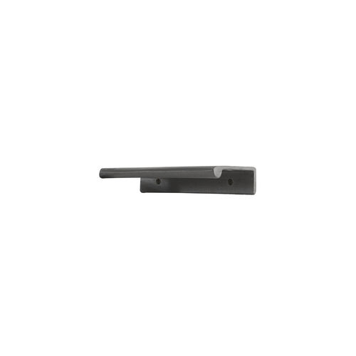 Aged iron furniture handle - PMSP-64/100  - Dauby - raw metal / white bronze / raw bronze