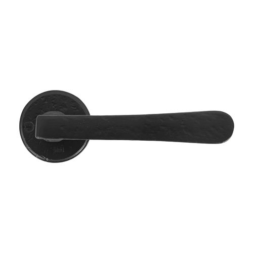 Door handle - PHXL /50  - Dauby - aged iron / raw metal / white bronze