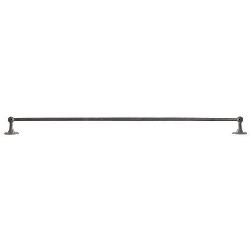 1-bar towel rack - PURE PLUS - Dauby - wall-mounted / aged iron / raw metal