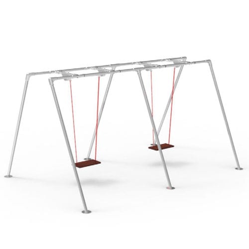 Aluminum swing - KAGP121 - Kreal - playground / double