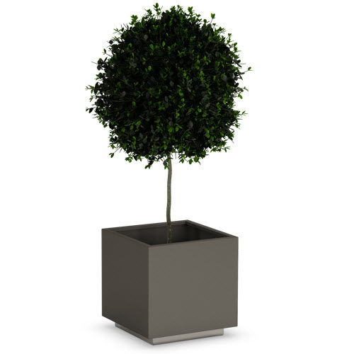 Galvanised steel planter - CUBICA A - THE ITALIAN LAB SRL - square / contemporary / for public space