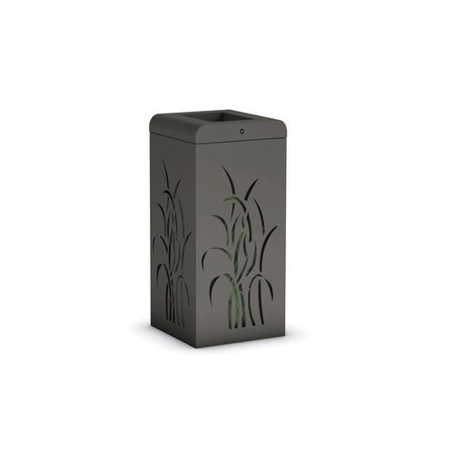 Public trash can - GRASS - THE ITALIAN LAB SRL - galvanised steel / sheet steel / contemporary