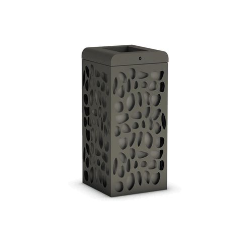 Public trash can - CLAPS - THE ITALIAN LAB SRL - galvanised steel / powder-coated steel / contemporary