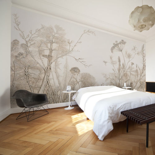 Contemporary Wallpaper Rd 2 Kitchen Garden Area Environments Linen Vinyl Nature Pattern