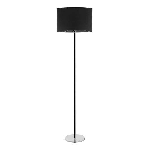 Floor-standing lamp - ROUND : CP-0983 CR - Artinox - chromed metal / fabric / contemporary