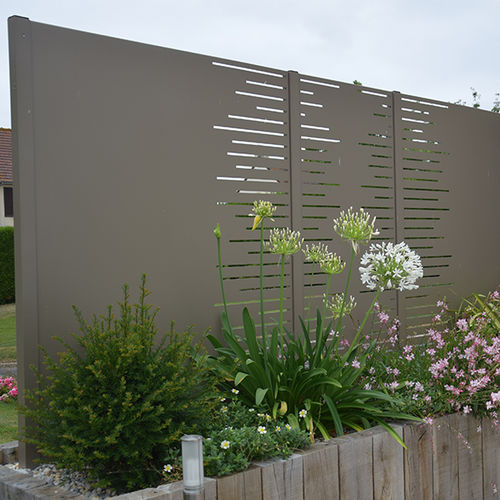 Exterior fitting decorative panel - Ambellya Pile - GYT - construction / sustainable / aluminum