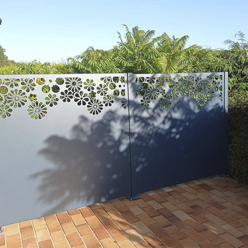 Exterior fitting decorative panel - Ambellya Fleurs ouvertes - GYT - construction / sustainable / aluminum