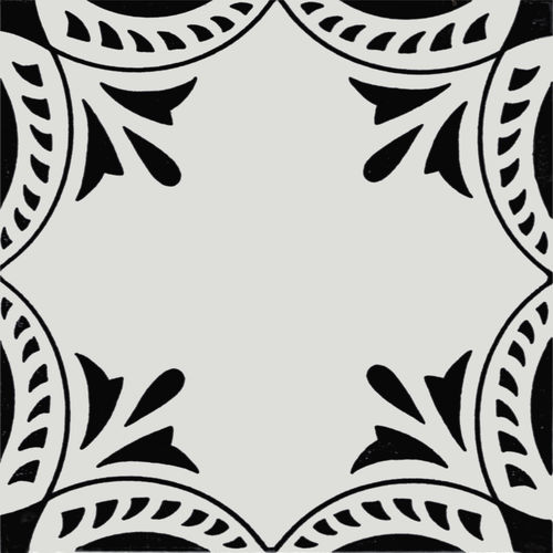 Porcelain stoneware tile - BIANCO E NERO : LR LICOSA NERO - LA RIGGIOLA AB - ceramic / lava / enameled