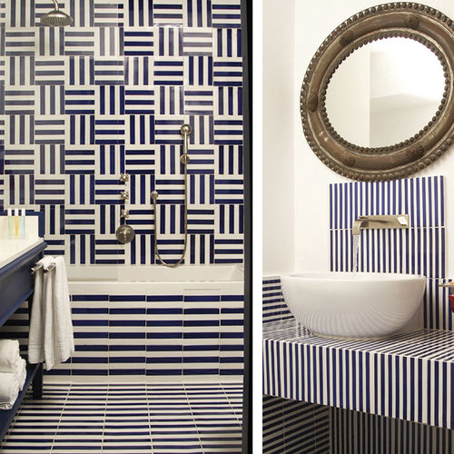 Porcelain stoneware tile - Collection Design & Tiles Righe - LA RIGGIOLA AB - ceramic / lava / matte
