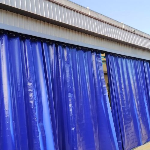 Fixed partition - PARTITION CLOTHS - Apostoli Daniele - sliding / steel / PVC