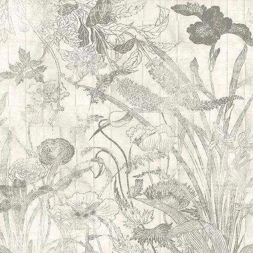 Contemporary wallpaper - LEI CRAYON - Masureel Distribution BVBA - nature pattern / floral / non-woven