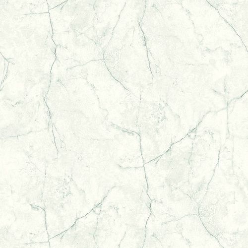 Contemporary wallpaper - CARRARA WHITE - Masureel Distribution BVBA - plain / marble look / white