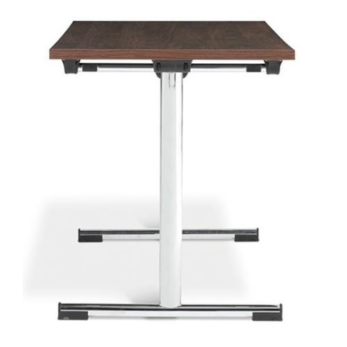 Contemporary table - DESIGN LINE - Mott Mobile Systeme GmbH &Co. KG - HPL / chromed metal base / rectangular