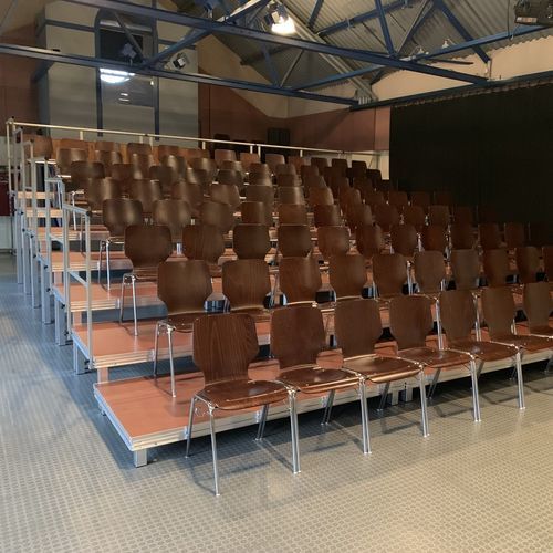 Mobile stadium seating - Mott Mobile Systeme GmbH &Co. KG - disassemblable / for outdoor use / metal