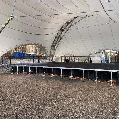 Steel shoring system - Justo  - Mott Mobile Systeme GmbH &Co. KG - for flooring
