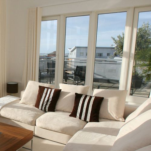 Wooden window - SLIM - Sypri - aluminum / casement / sliding