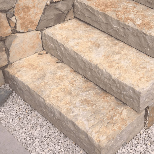 natural stone step - ACCESS