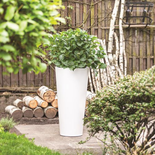 Polyethylene plant pot - Assumi Tall - Terra Group - freestanding / round / high