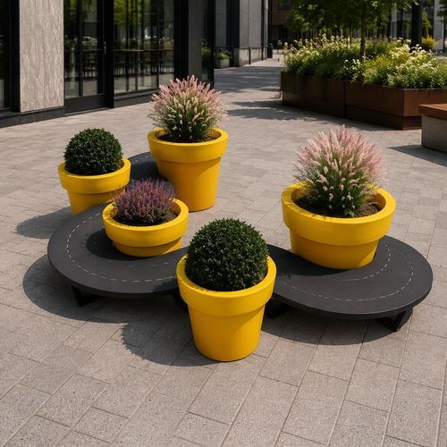 contemporary public bench - Terra Group