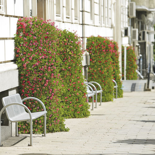 galvanized steel flower tower planter - Terra Group