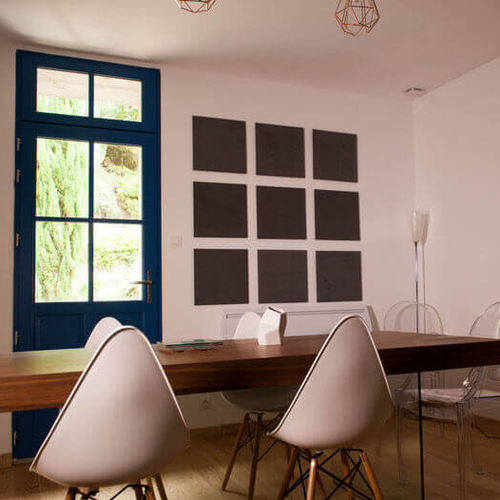 Acoustic wall panel - Pack Feng-Shui - PYT Audio - for false ceiling / fabric / square