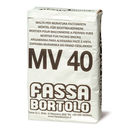 Assembly mortar - MV 40 - Fassa Bortolo - for masonry / lime and cement