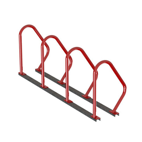 Floor-mounted bike rack - PHOENIX  - Madrax - secure / for public space / galvanised steel