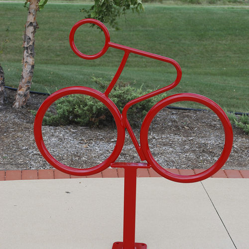 Floor-mounted bike rack - MINI ADVOCATE™ - Madrax - for public space / galvanised steel / powder-coated steel