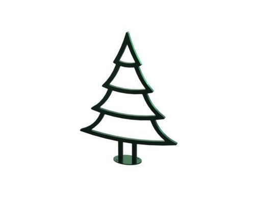 Floor-mounted bike rack - Pine Tree Bike Rack - Madrax - powder-coated steel