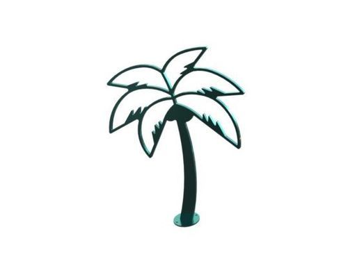 Floor-mounted bike rack - THR-PALM - Madrax - powder-coated steel