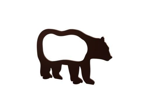 Floor-mounted bike rack - Bear Bike Rack - Madrax - powder-coated steel