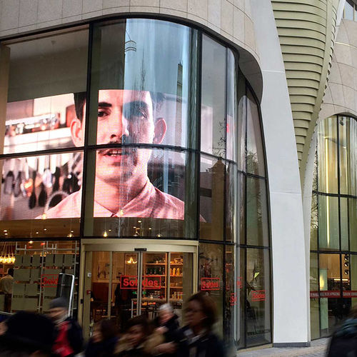 Wall-mounted LED panel - ALSI - ARCH Led - media facade / modular / RGB