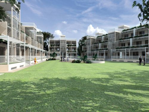 Modular building - VILLAGE DE VACANCES - IBS Distribution - prefab / concrete / for housing developments
