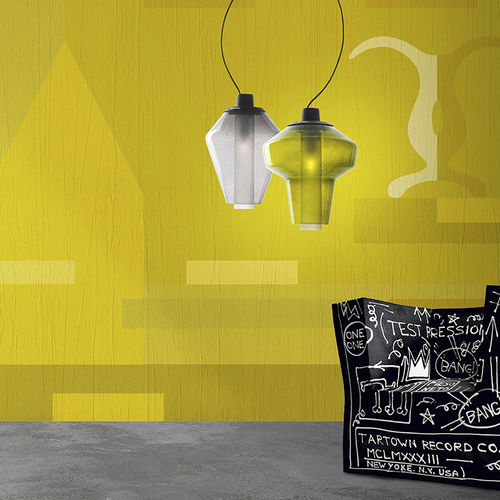 Contemporary wallpaper - HOUSE - N.O.W. Edizioni - patterned / printed