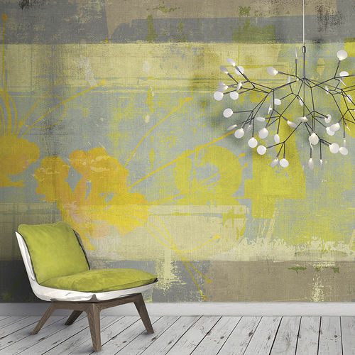 Contemporary wallpaper - FLOWER POWER - N.O.W. Edizioni - floral / printed