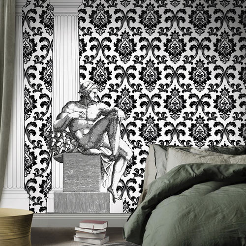 Contemporary wallpaper - CLASSI(K) - N.O.W. Edizioni - panoramic / urban motif / white