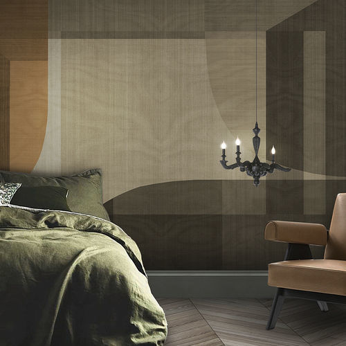 Contemporary wallpaper - SOMETIMES - N.O.W. Edizioni - fiberglass / geometric pattern / fabric look