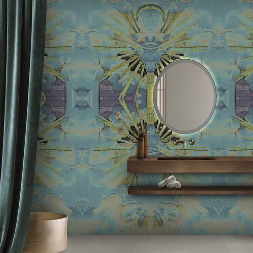 Contemporary wallpaper - EREDITÀ SOLARE - N.O.W. Edizioni - fiberglass / art print / Baroque motif