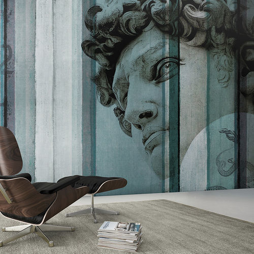 Contemporary wallpaper - ACADEMY STRIP - N.O.W. Edizioni - patterned / printed