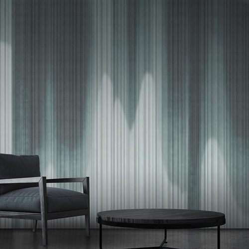Contemporary wallpaper - FLOW - N.O.W. Edizioni - fiberglass / customizable pattern / fabric look