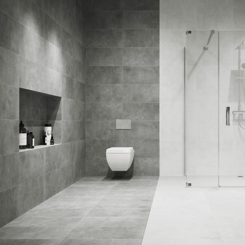 Porcelain stoneware tile - APENINO ANTRACYT - CERRAD - polished / matte / smooth